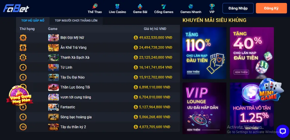 Các tính năng nổi bật của 678win App Android
